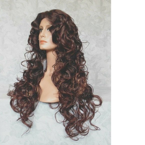 BROWN Long Layers of Soft Sexy Curls 28\